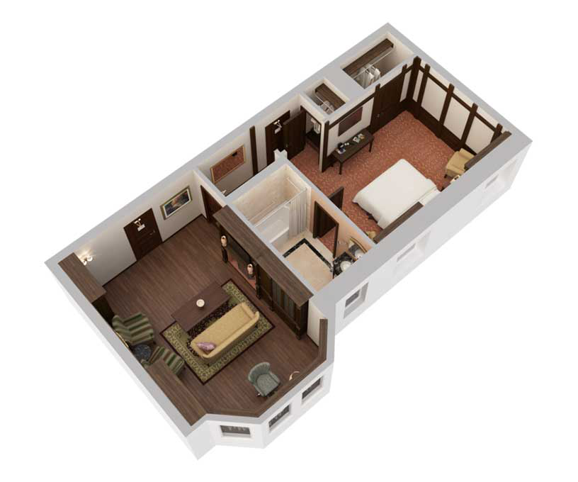 Seelbach Suite Floorplan